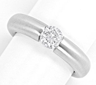 Foto 1 - Brillant-Spann Ring 0.72ct Diamant-Weißgold, S4129